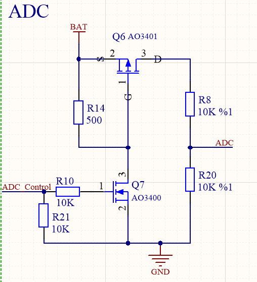 低功耗電壓測(cè)量PCB原理圖